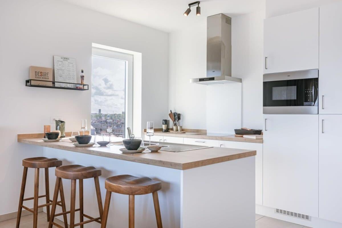 Huswell - Lovely New Apartment At The Harbor + Parking Brügge Exterior foto